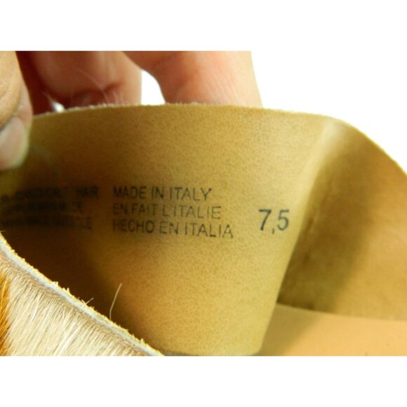 Seychelles Womens Cowhide Leather Sandals Size 7.5 Made In Italy Brown Tan Cow - Picture 5 of 14